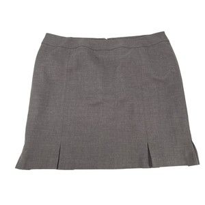 Jones Studio Skirt Plus Size 22W Gray Knee Length Classic Career Lined